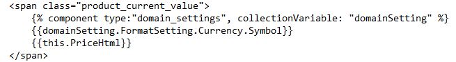 price code